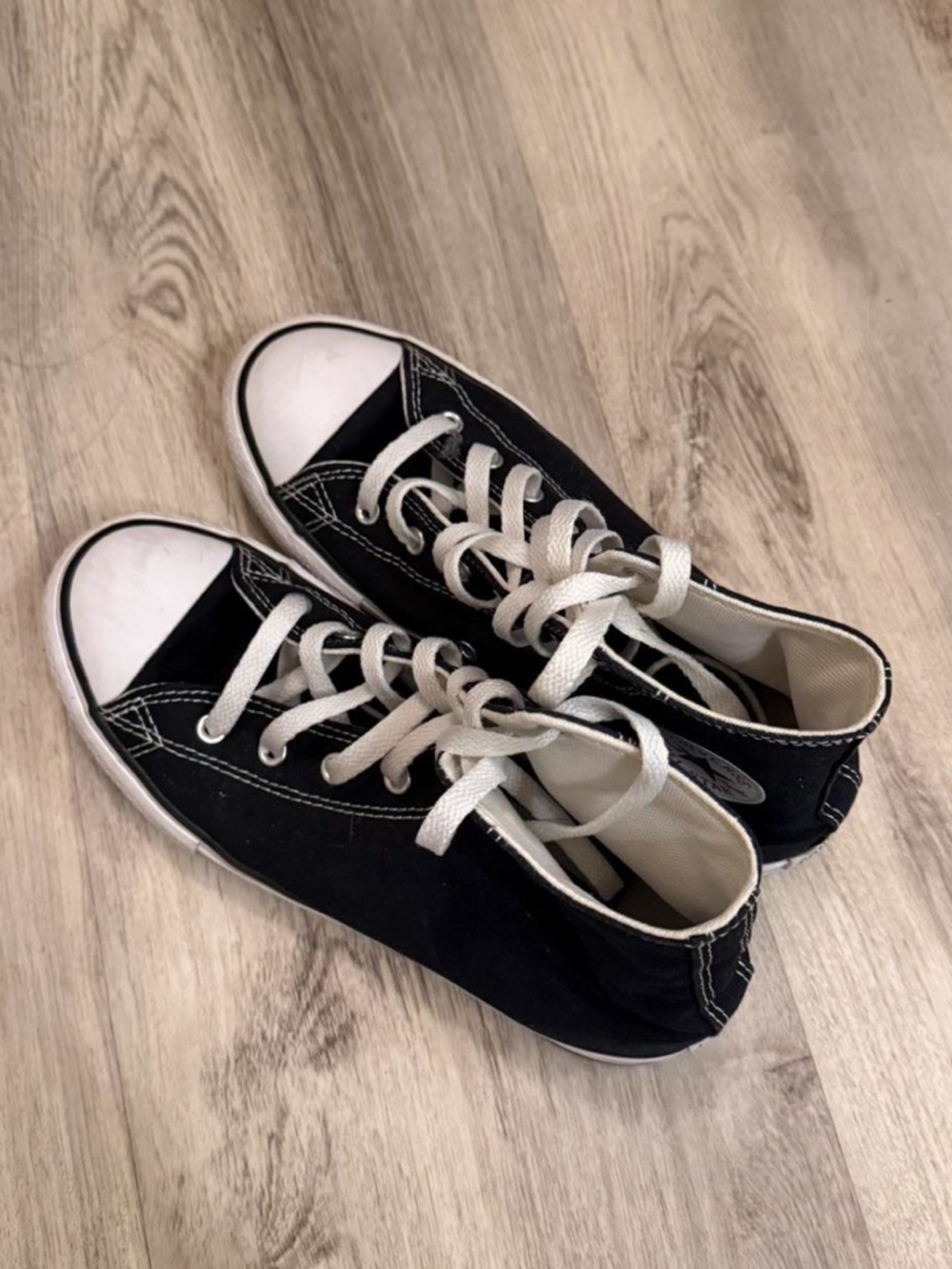 Converse Black and White Low Top Sneakers